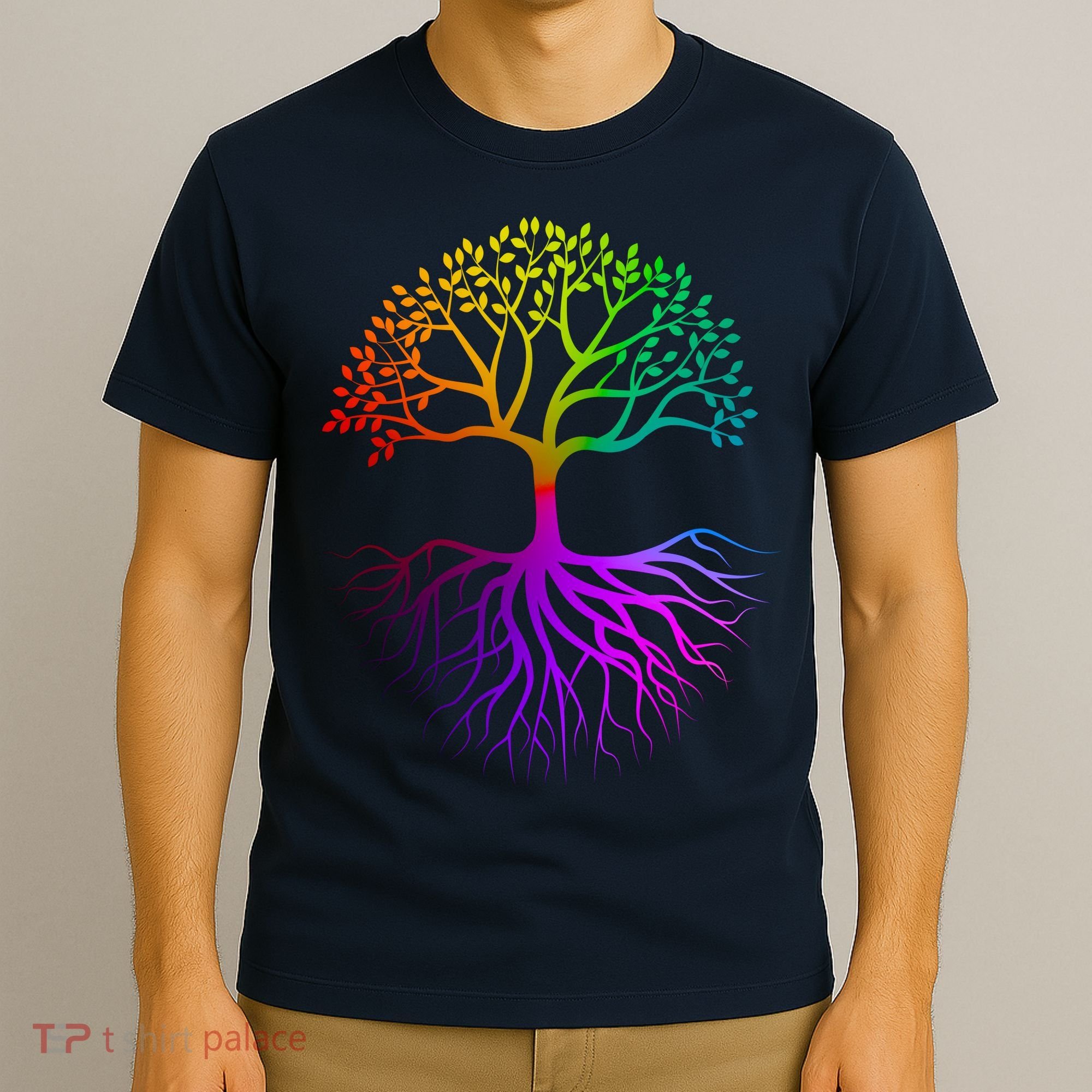 Rainbow Colorful - Tree Of life T-Shirt
