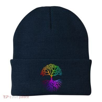 Rainbow Colorful - Tree Of life Beanie