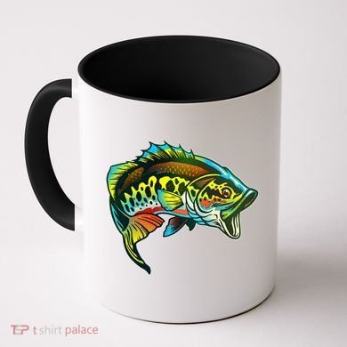 Rainbow Colorful Bass Coffee Mug