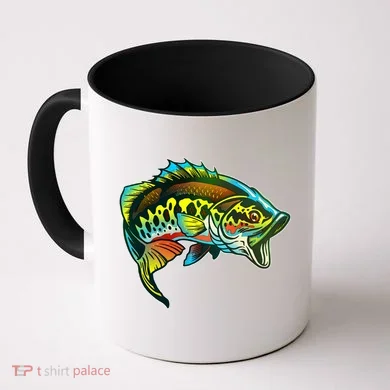 Rainbow Colorful Bass Coffee Mug