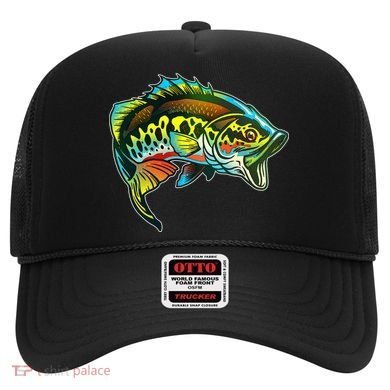 Rainbow Colorful Bass Hat