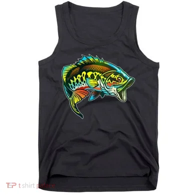 Rainbow Colorful Bass Tank Top