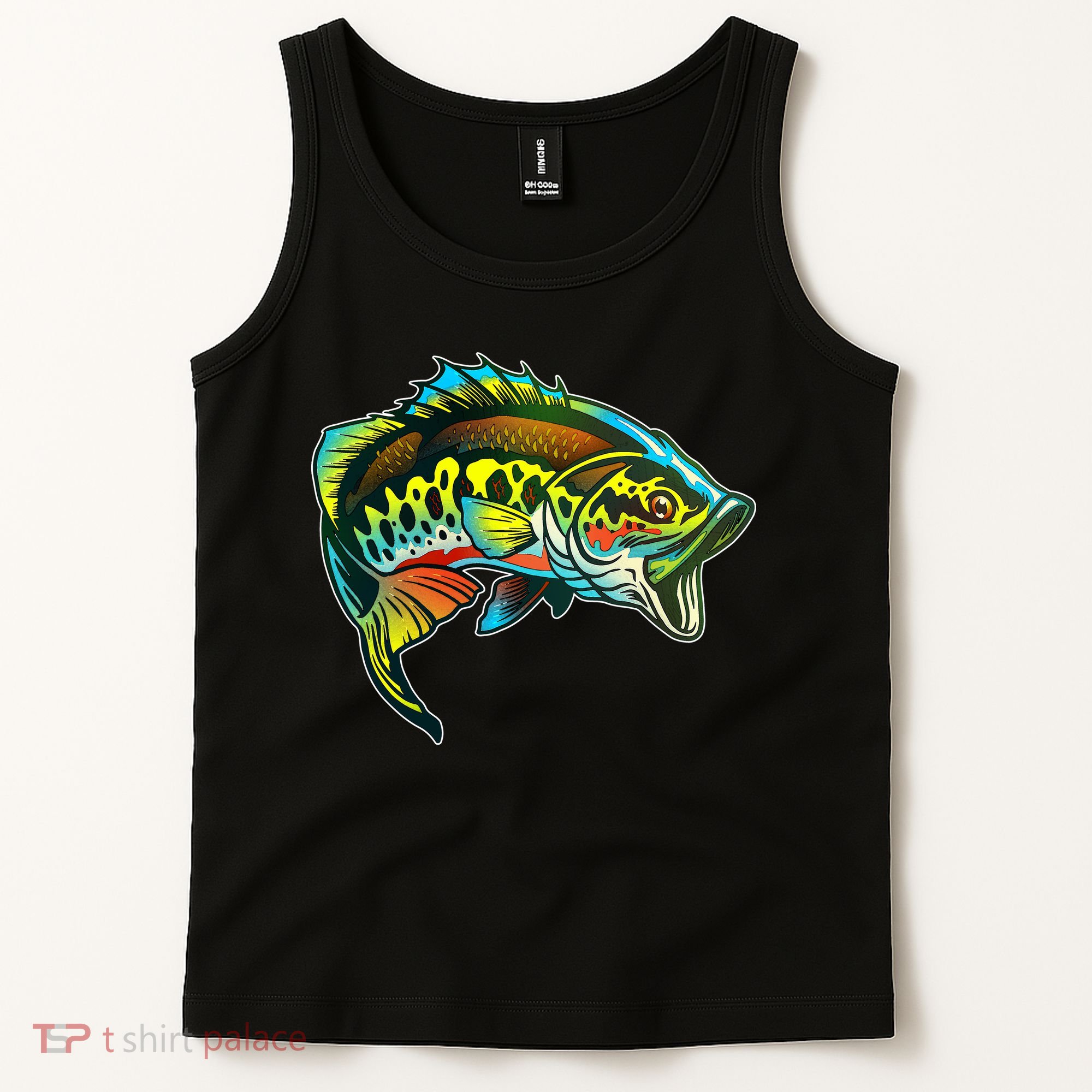 Rainbow Colorful Bass Tank Top