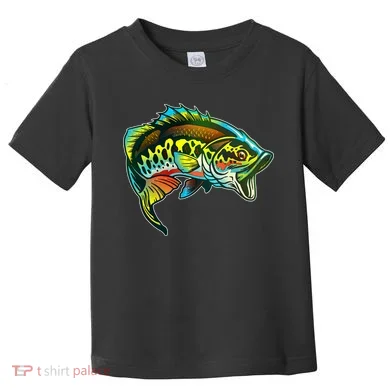 Rainbow Colorful Bass Toddler T-Shirt