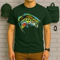 Rainbow Colorful Bass T-Shirt thumb 6