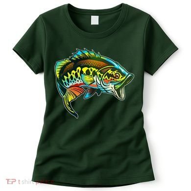 Rainbow Colorful Bass Women's T-Shirt