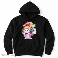 Rainbow Cupcake Kitten Cute Cat Hoodie thumb 0