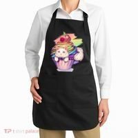 Rainbow Cupcake Kitten Cute Cat Apron thumb 2