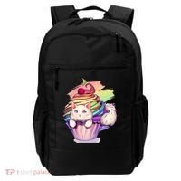 Rainbow Cupcake Kitten Cute Cat Backpack thumb 0