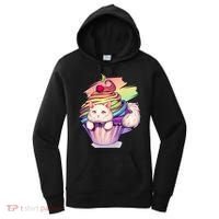 Rainbow Cupcake Kitten Cute Cat Women's Hoodie thumb 0