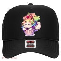 Rainbow Cupcake Kitten Cute Cat Hat thumb 0