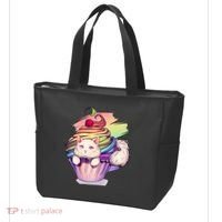 Rainbow Cupcake Kitten Cute Cat Tote Bag thumb 3