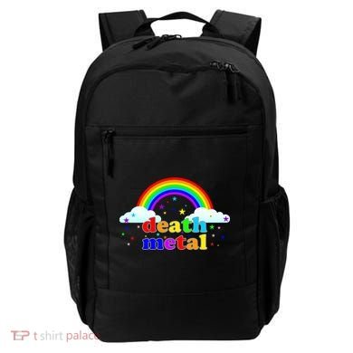 Rainbow Death Metal Logo Backpack