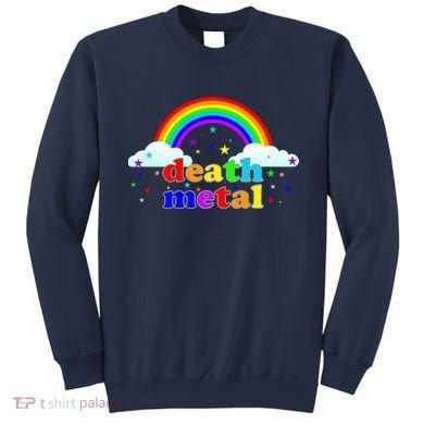 Rainbow Death Metal Logo Sweatshirt