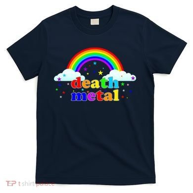 Rainbow Death Metal Logo T-Shirt