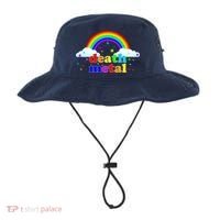 Rainbow Death Metal Logo Bucket Hat thumb 0