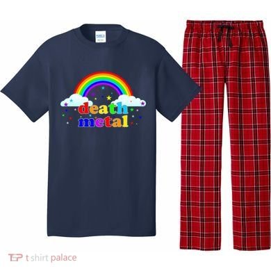 Rainbow Death Metal Logo Pajama Set