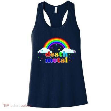 Rainbow Death Metal Logo Women's Tank Top
