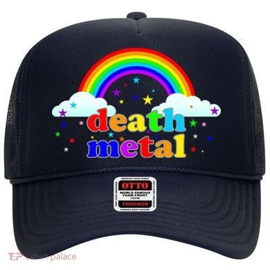 Rainbow Death Metal Logo Hat