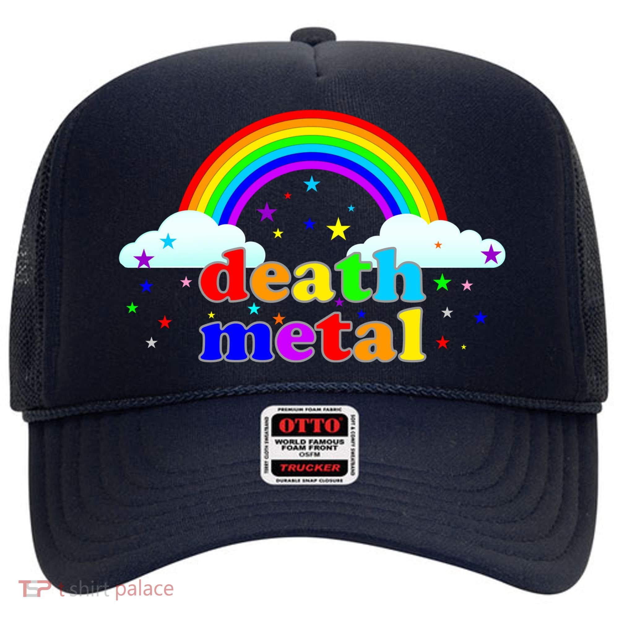 Rainbow Death Metal Logo Hat