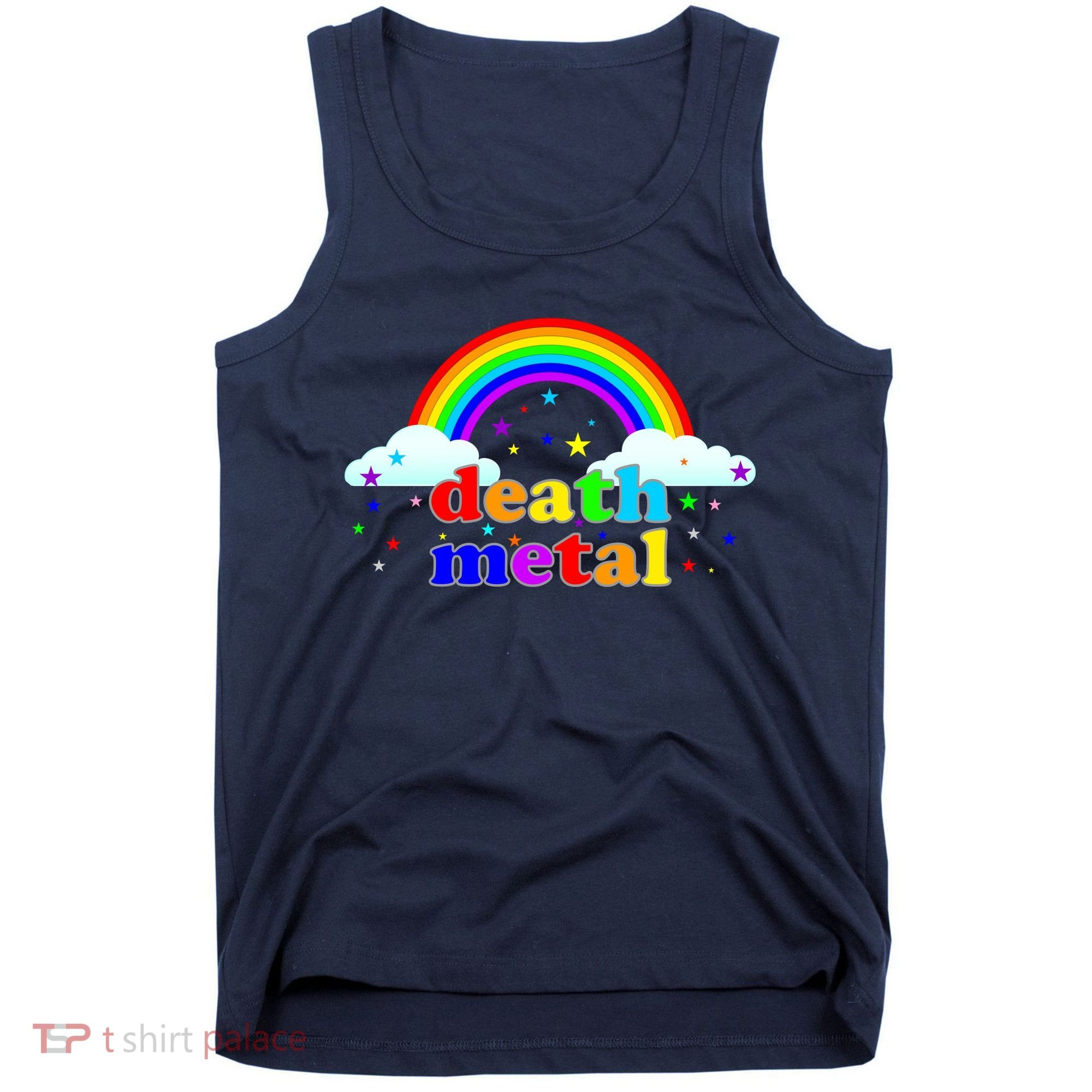 Rainbow Death Metal Logo Tank Top