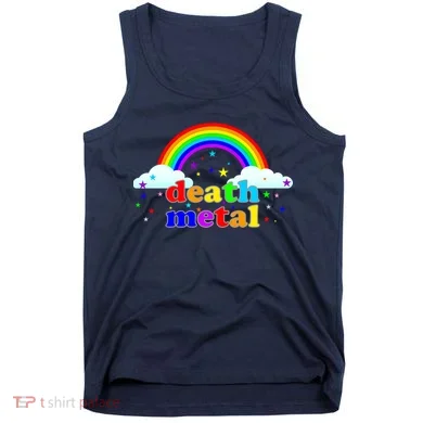 Rainbow Death Metal Logo Tank Top