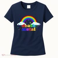 Rainbow Death Metal Logo Women's T-Shirt thumb 0