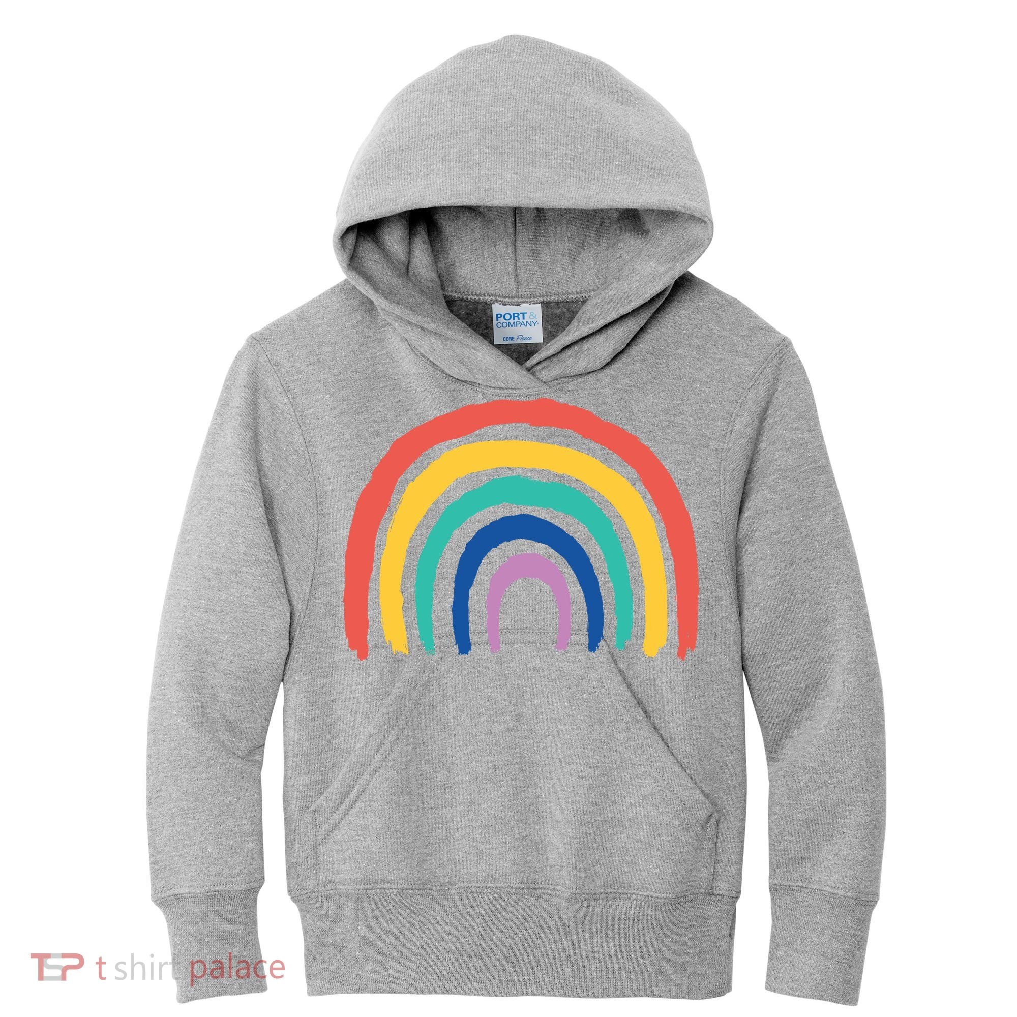 Rainbow Drawing Kids Hoodie