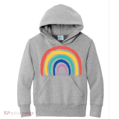 Rainbow Drawing Kids Hoodie