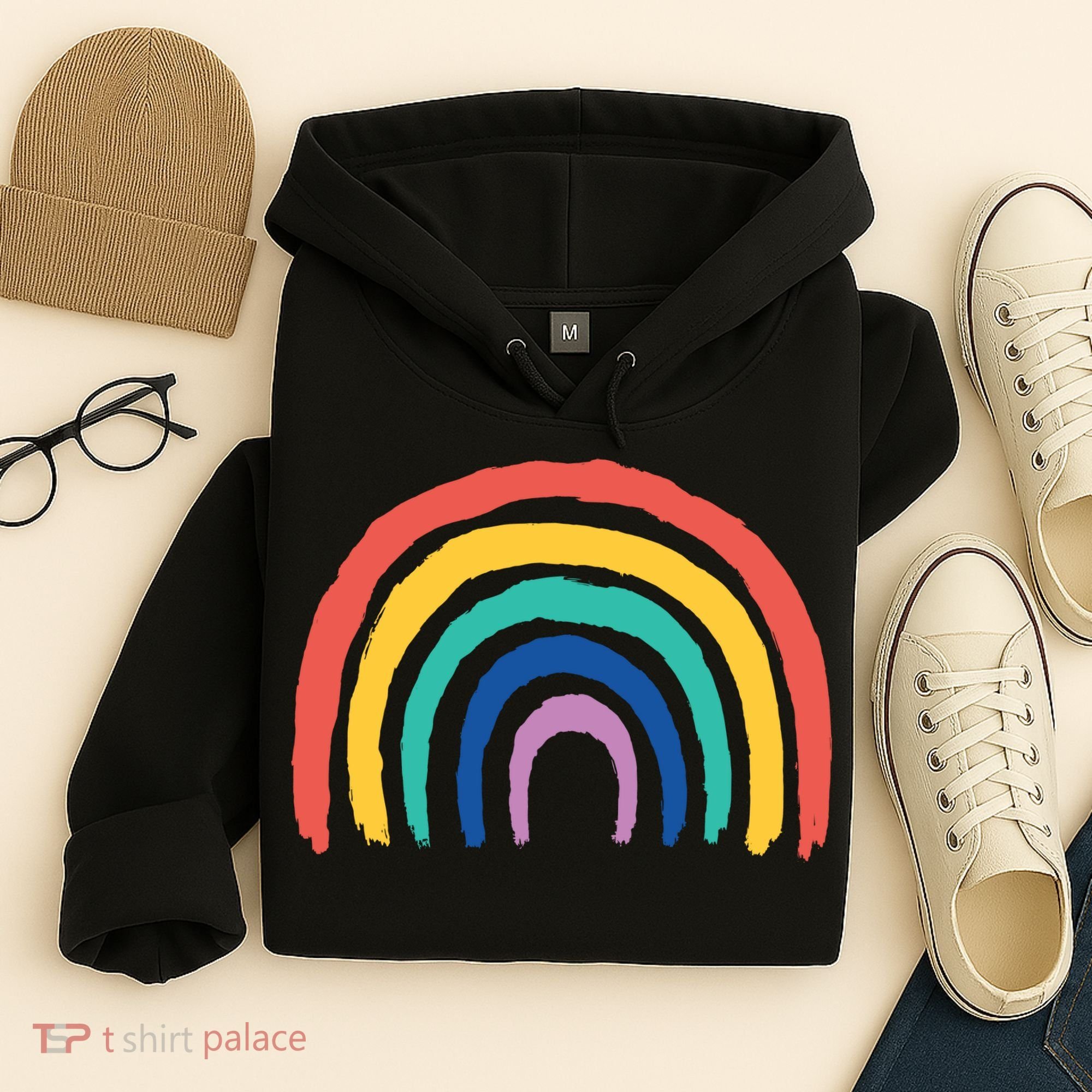 Rainbow Drawing Hoodie