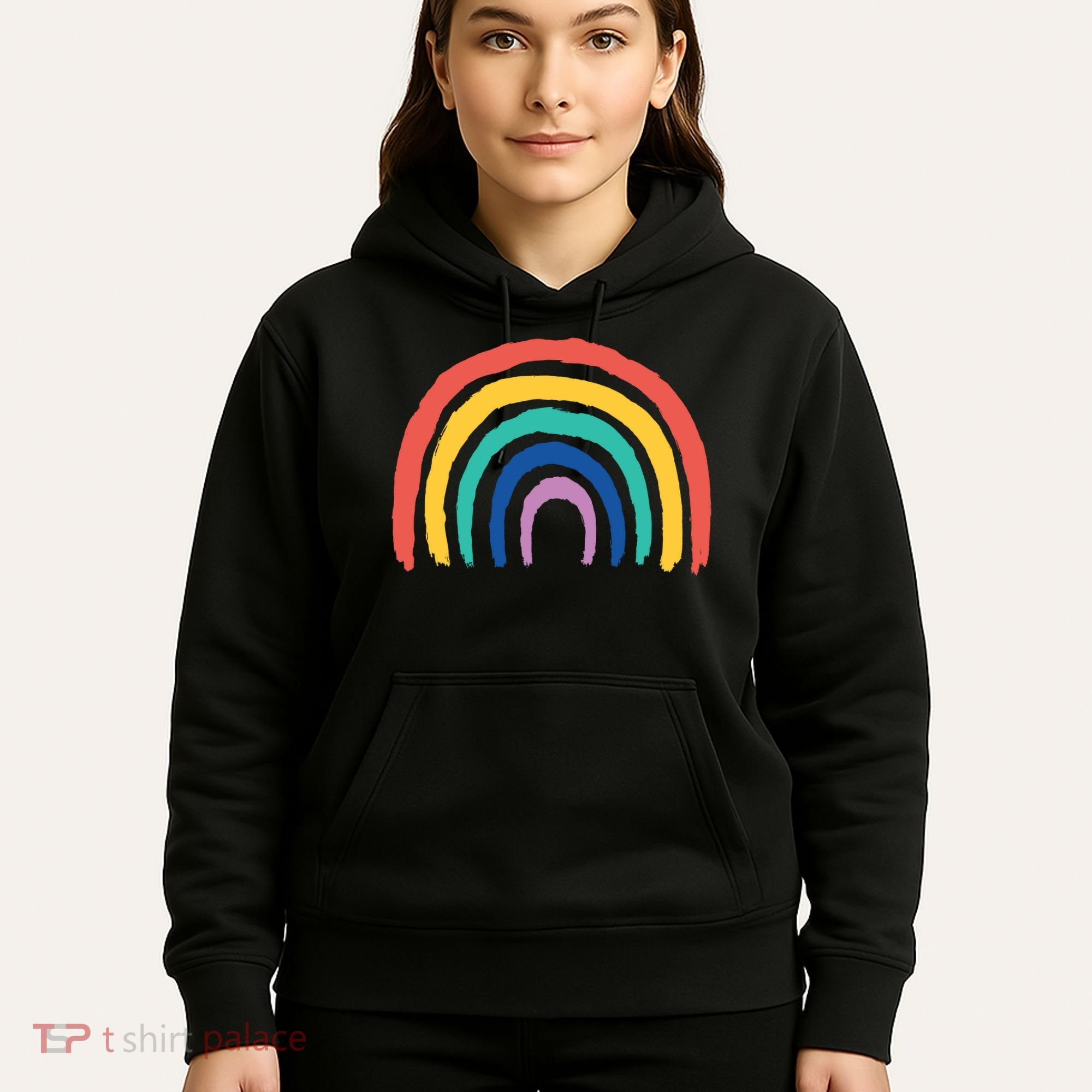 Rainbow Drawing Hoodie