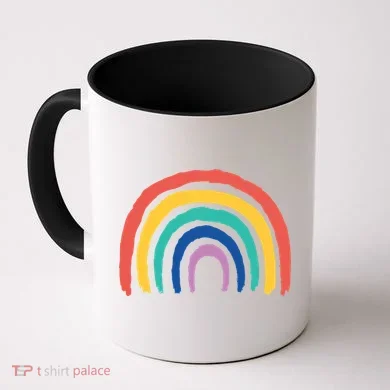 Rainbow Drawing Coffee Mug