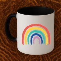 Rainbow Drawing Coffee Mug thumb 2