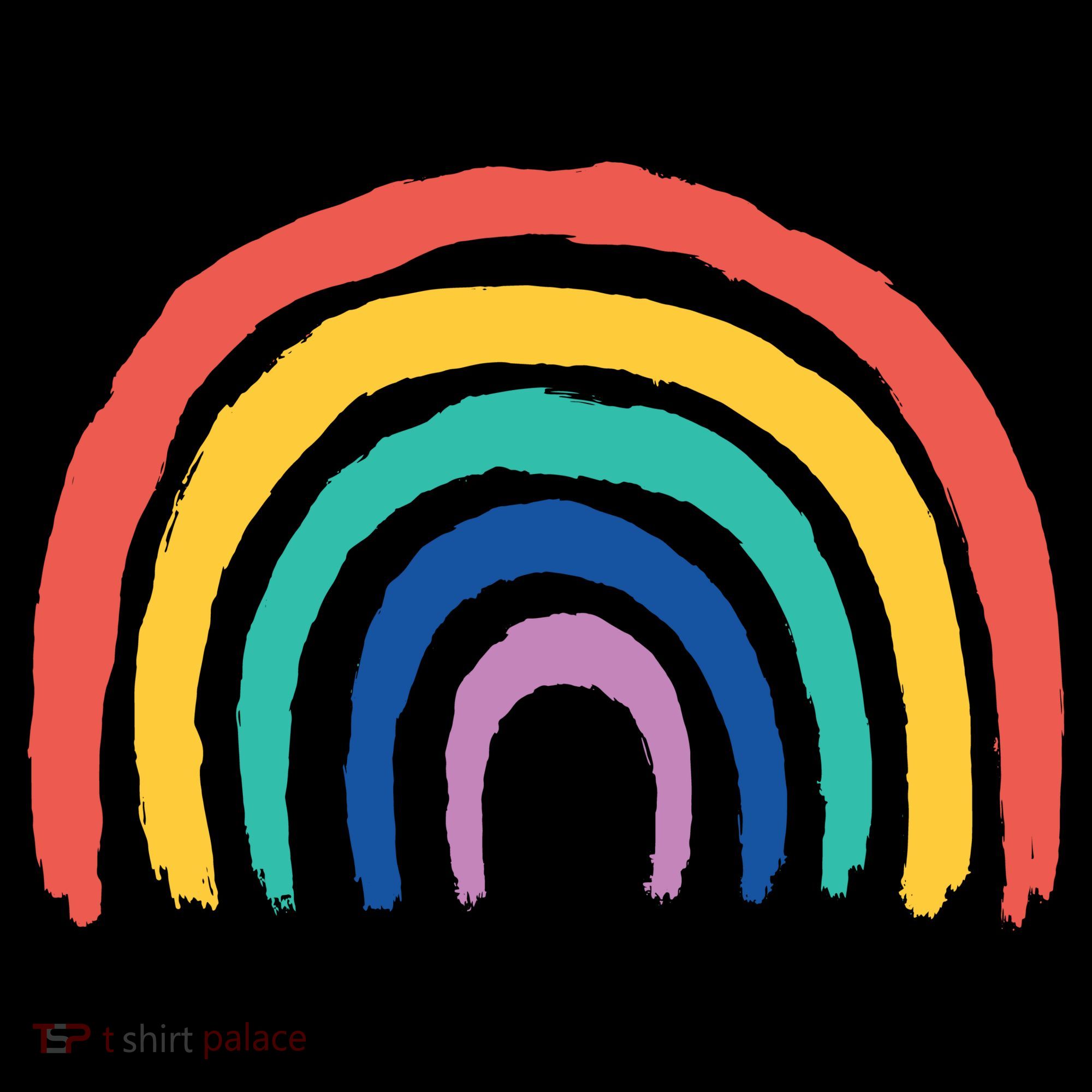 Rainbow Drawing Baby Bodysuit