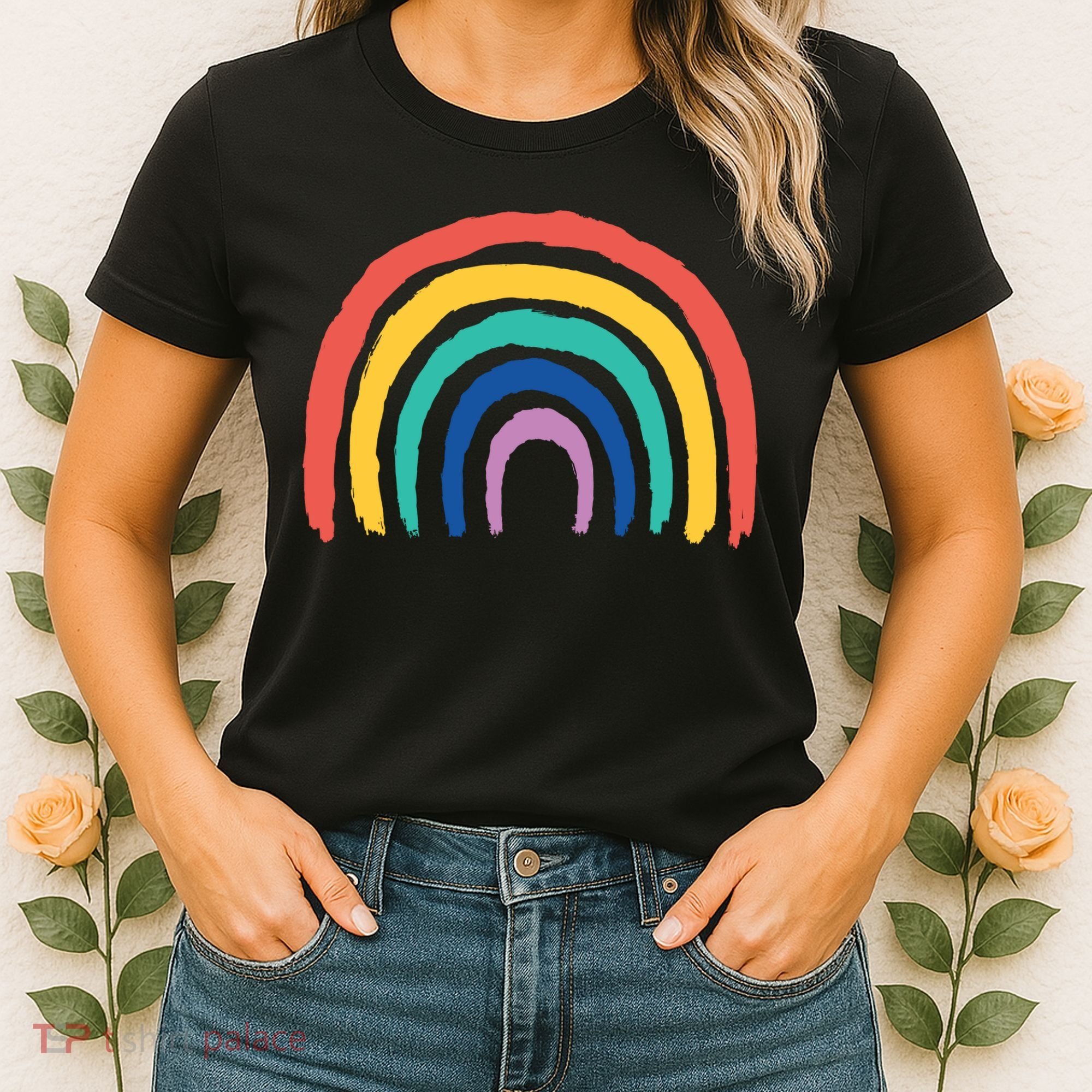 Rainbow Drawing Women's T-Shirt