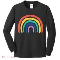 Rainbow Drawing Kids Long Sleeve Shirt thumb 0
