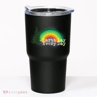 Rainbow Earth Day Every Day Retro Tumbler thumb 0