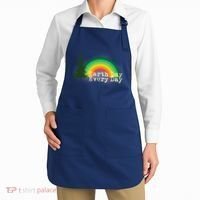 Rainbow Earth Day Every Day Retro Apron thumb 2