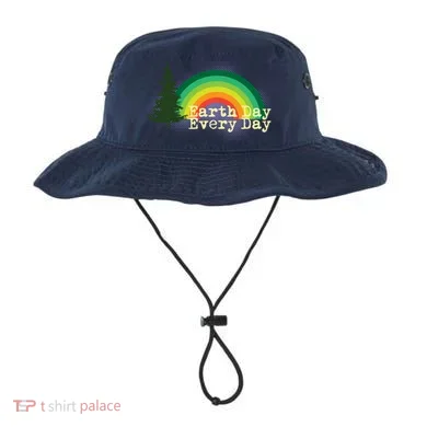 Rainbow Earth Day Every Day Retro Bucket Hat