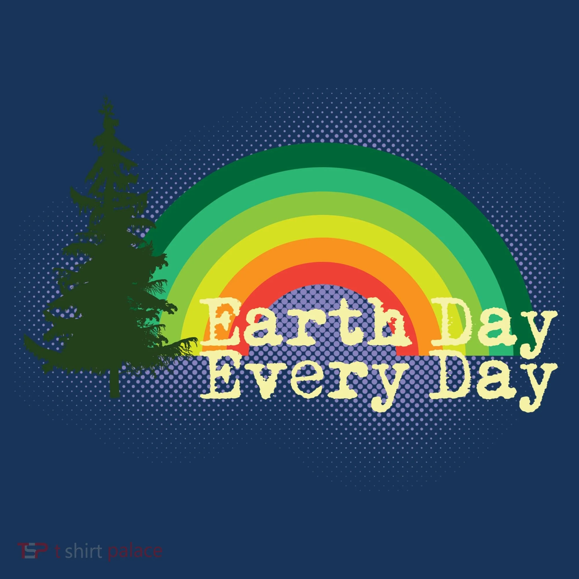Rainbow Earth Day Every Day Retro Bucket Hat