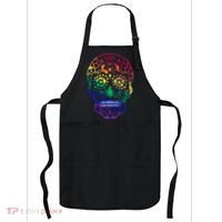 Rainbow Gay Pride Sugar Skull Apron thumb 0