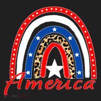 Rainbow Leopard American Flag 4th of July Tumbler thumb 3