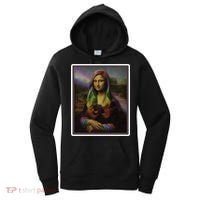 Rainbow Mona Lisa Art Painting Women's Hoodie thumb 0