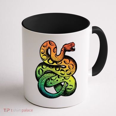 Rainbow Rattlesnake Coffee Mug back