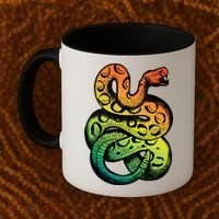 Rainbow Rattlesnake Coffee Mug thumb 2