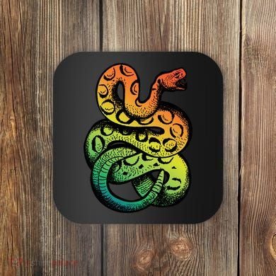 Rainbow Rattlesnake Coaster
