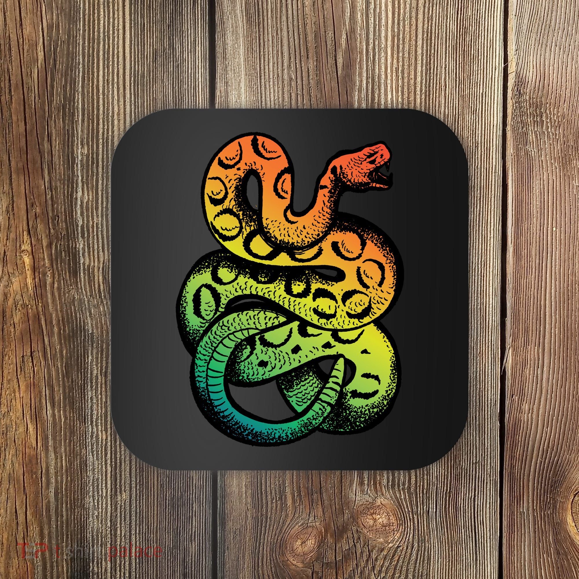 Rainbow Rattlesnake Coaster