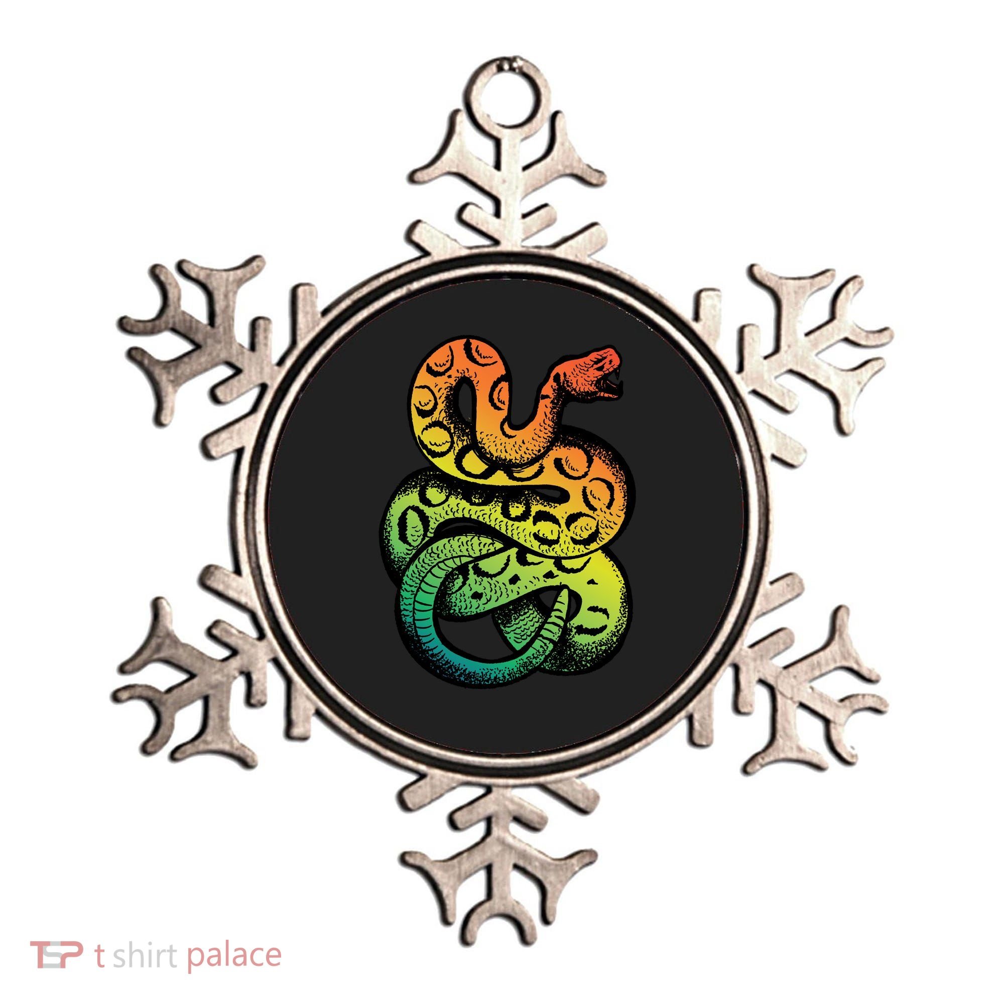 Rainbow Rattlesnake Ornament