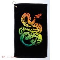 Rainbow Rattlesnake Golf Towel thumb 0