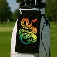 Rainbow Rattlesnake Golf Towel thumb 2